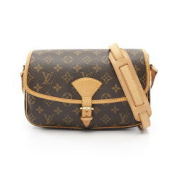Louis Vuitton Sologne Shoulder Bag Leather Monogram Brown - Picture 1 of 8